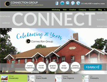 Tablet Screenshot of connectiongraphics.com